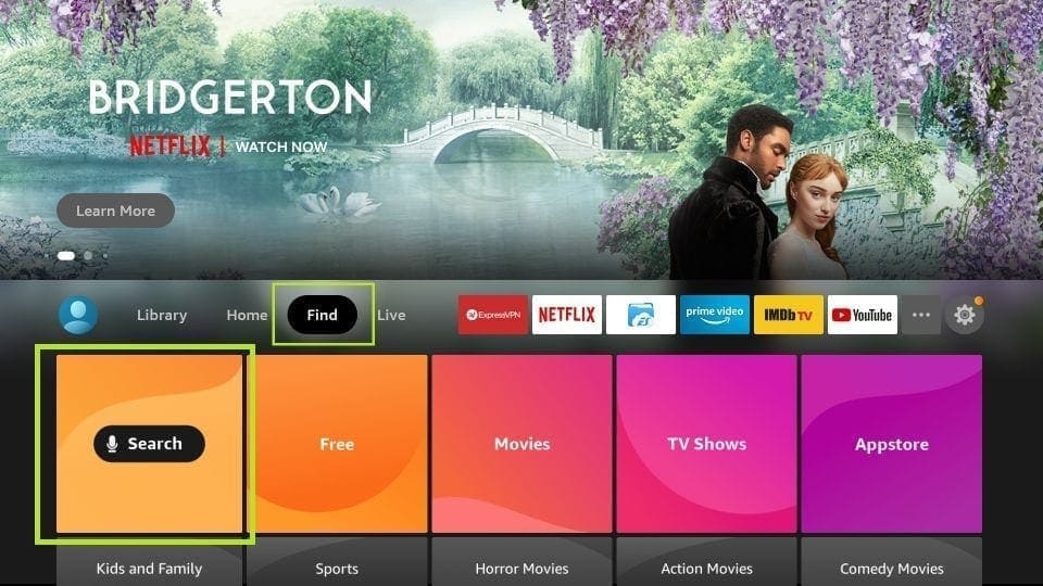 IPTV auf Amazon Fire TV Stick einrichten – Schritt 1