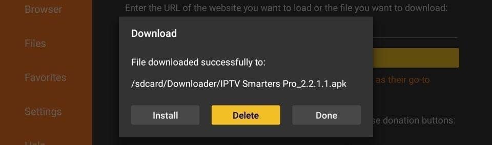 IPTV auf Amazon Fire TV Stick einrichten – Schritt 12