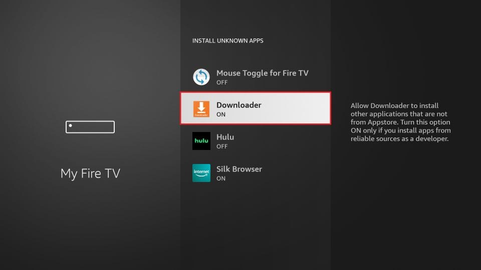 IPTV auf Amazon Fire TV Stick einrichten – Schritt 7