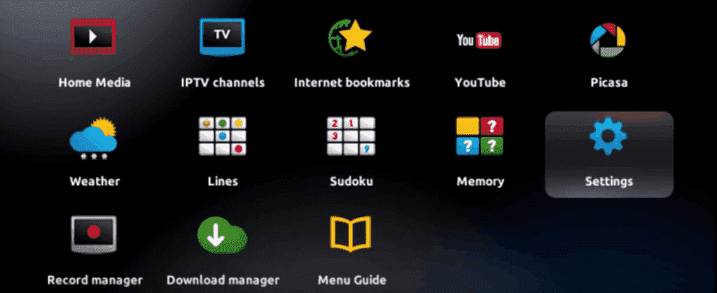 IPTV auf MAG-Box einrichten – Schritt 1
