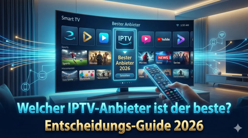Welcher IPTV Anbieter ist der beste - Guide 2026
