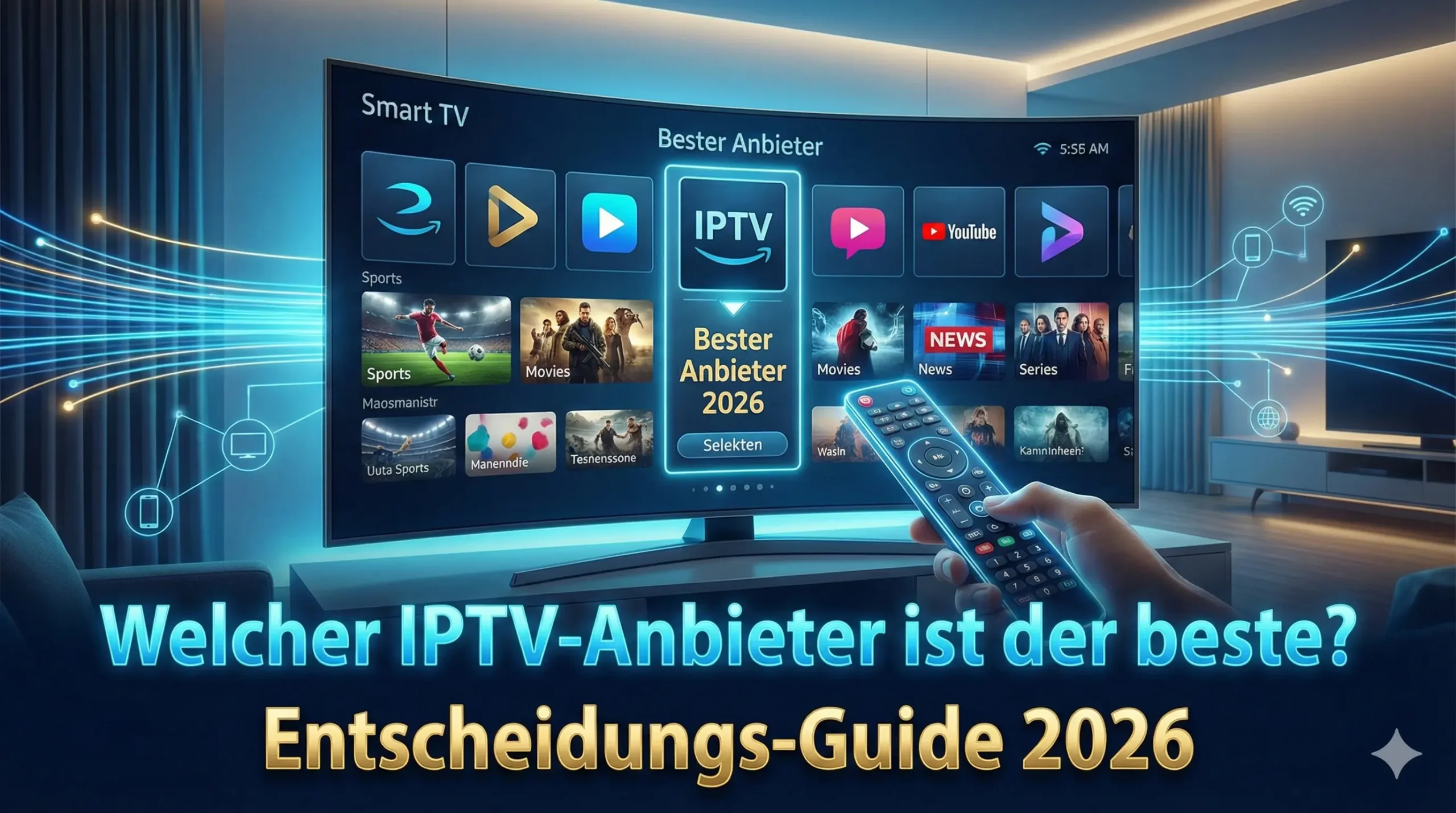 Welcher IPTV Anbieter ist der beste - Guide 2026